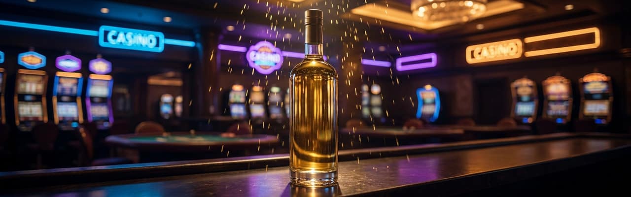 Золотой дождь монет над игровым столом казино