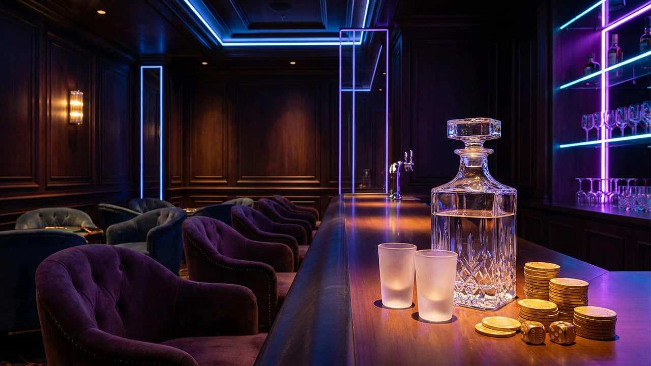 Бонусы Vodka казино — золото и неон