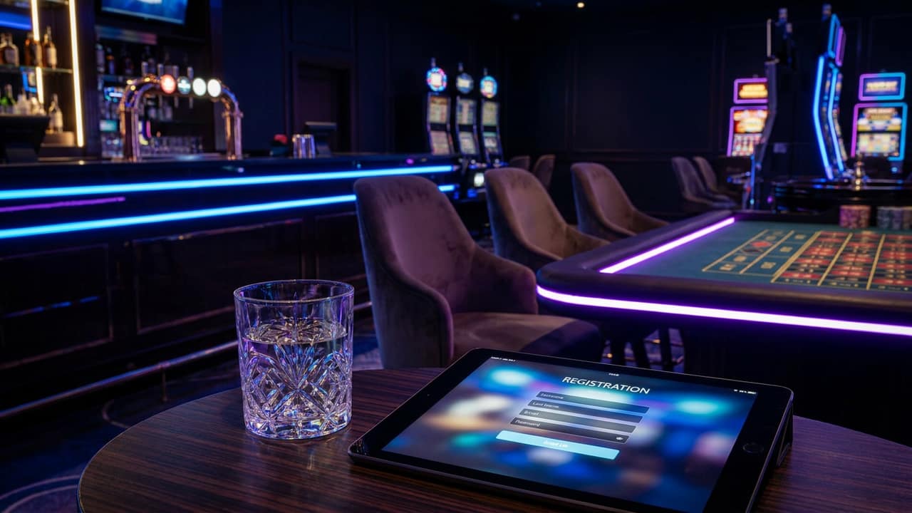 Регистрация в Vodka Casino на смартфоне
